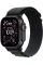 Apple Watch Ultra 3 GPS + Cellular, 49mm Black Titanium Case with Black Alpine Loop - Small